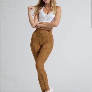 BuffBunny Tan Camo High-Waist Leggings